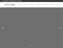 Tablet Screenshot of christchurchunity.net